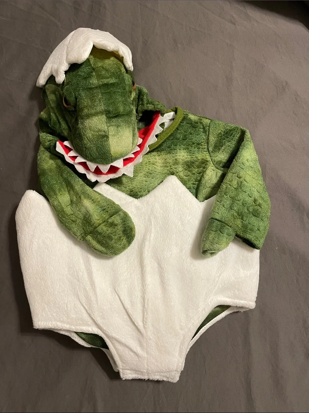 Pottery Barn Kids Baby T. Rex Egg Halloween Costume